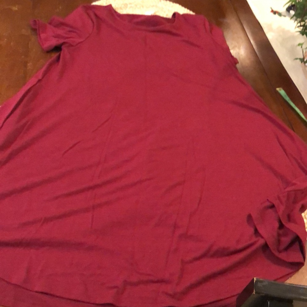 Bundle of 2 short sleeve Zenana Premium knit dresses, both sz L and same cut/fit - Picture 7 of 8